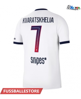 Günstige Paris Saint-Germain Khvicha Kvaratskhelia #7 Auswärtstrikot 2026-27 Kurzarm
